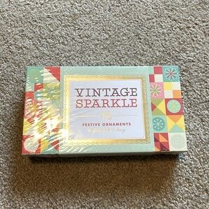 Princeton Architectural Vintage Sparkle Paper Origami Festive Ornament Craft Set